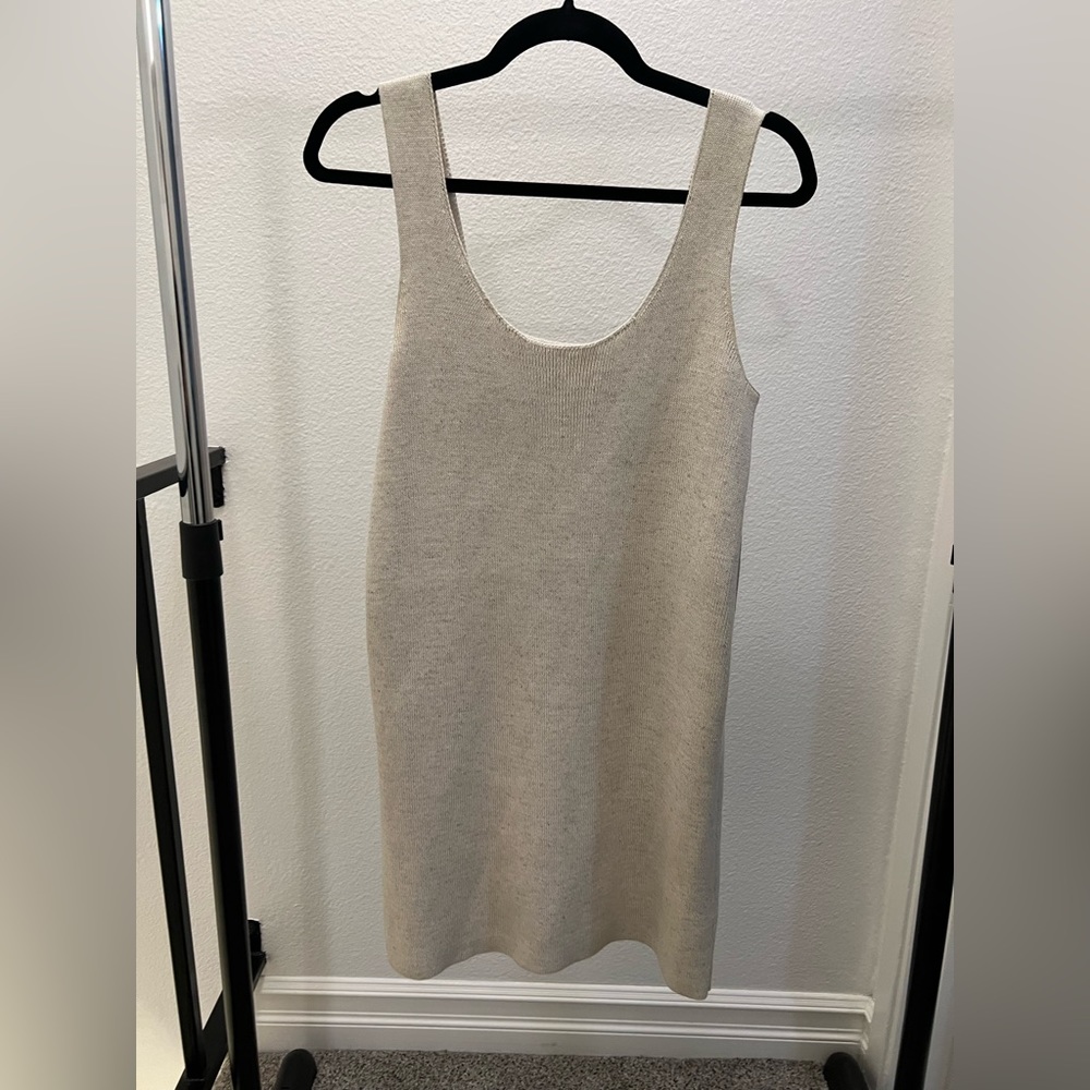 Club Monaco Tan Knit Dress